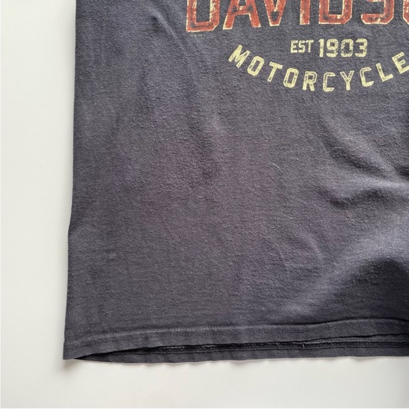 Vintage Harley-Davidson Gray Short Sleeve T-Shirt Live Free or Die NH Men’s L - Picture 3 of 8